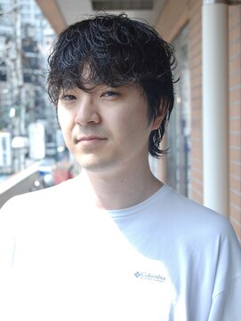 ボコカ(bococa) [kantamal]メンズスパイラルパーマウルフ