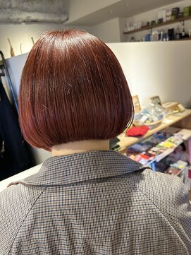 サニー(SUNNY) ピンクオレンジ×ミニボブ