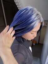 イエナ 渋谷(IENA)&nbsp;デザインカラーケアブリーチダブルカラーホワイトブルー