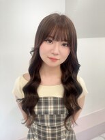 ガルボヘアー 心斎橋店(garbohair)&nbsp;プルエクステブラウンカラー清楚ロング心斎橋エクステ