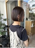 コンパクトな大人内巻きボブスタイル♪