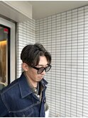 MEN’S HAIR/サーフカール/刈り上げセンターパート/船橋