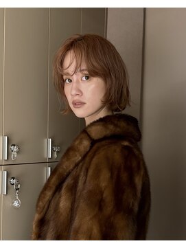 メゾンマイル 恵比寿(maison mile) #ブリーチなしダブルカラー#ワインレッド#ボルドーカラー#前髪