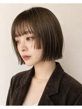 ノラ ギンザ(NORA GINZA) 切りっぱなしボブレイヤーボブ髪質改善20代30代面長銀座