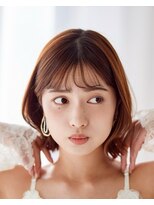 ラフィス ヘアー ウィム 倉敷白楽町店(La fith hair uim.) 【La fith】キャラメルブラウン×外ハネボブ