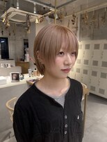 ヌー ノエラ(nu Noella) ブリーチ一回ベージュショート【山本】カッコ7/29