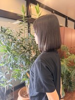 ネバーランド 平成店(NEVER LAND)&nbsp;長めの切りっぱなしボブ