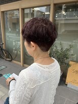 ソイル(soil)&nbsp;上品ヴァイオレットのニュアンスウェーブショート