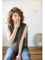 アース 船堀店(HAIR&MAKE EARTH)&nbsp;ふわくしゃボブ