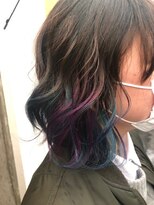 ビヨンドイー(beyond E)&nbsp;エメラルドパープルユニコーングラデーションカラー