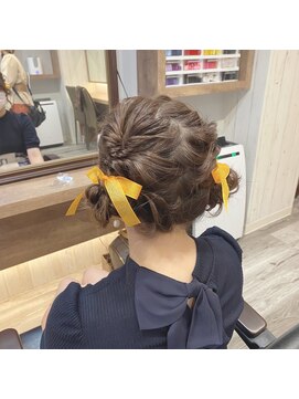 ヘアセット アリエス 新宿駅前店(aries) もこもこツイン
