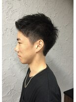 ヒロギンザ 浜松町店(HIRO GINZA) アップバングショートカット<ヒロ銀座/メンズ/理容室/浜松町>