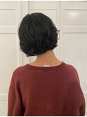 ミニボブゆるパーマ
