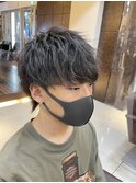 【横顔が決まる】ソフトツイストウェーブマッシュウルフ