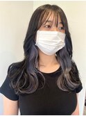 インナーカラーケアブリーチイヤリングカラーハイライトレイヤー
