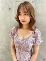 イオエ(ioe)&nbsp;黒髪/ボブルフ/ネビージュ/小顔/ワンレン/髪質改善/グレージュ