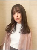 透明感たっぷり!重めワンカールロング