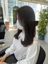 ジエクトカナウ 大阪梅田店(The Ect canow) 大人ガーリー/チョコレート/顔周りレイヤー/エギョモリ/黒髪