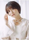 20代30代40代『綺麗め丸みショート』Ash清瀬店