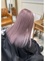アンククラシックヘアー(ank classic hair)&nbsp;ピンクベージュ、ハイトーン、韓国ヘア【山田　彩千郎】