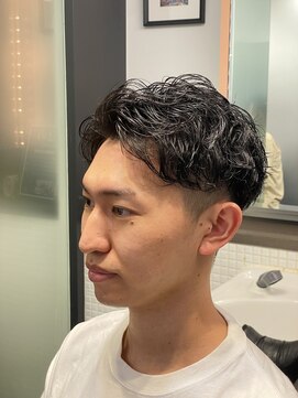 スカイシープレイス 錦糸町 ソフトツイスパアップバング[錦糸町/理容室/メンズ/パーマ]