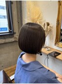 内巻きボブ