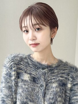 ノラギンザユー(NORA GINZA/U) 丸みショートマッシュショートコンパクトショート前髪あり透明感