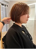 【three.中之島】前下がりショートボブ