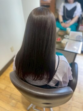 ヴァンカウンシル 清須店(VANCOUNCIL) 毛先までするんと整う上品ストレート/髪質改善/艶感