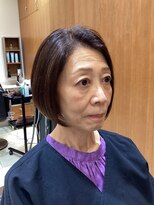 ピークアブー アヴェダ アトレ恵比寿(PEEK-A-BOO AVEDA)&nbsp;前下がりローグラデーションベージュブラウン