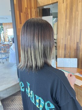 ヘアラウンジ アングゥ(hair lounge ungu) 裾カラー