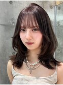 イメチェンヘアスタイル美髪のススメワイドバングブルーブラック