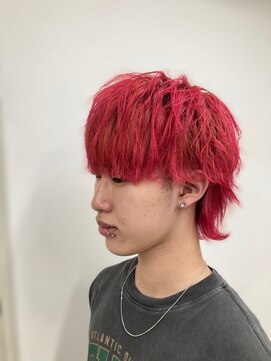 コニ(Coni) レッドカラーウルフカット