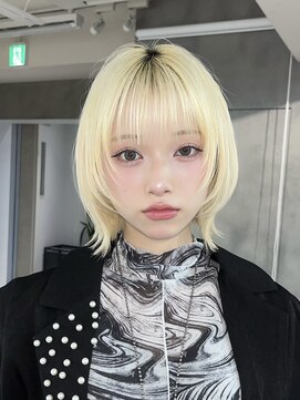 ヴェイン 渋谷(vain) 顔まわりが可愛いレイヤーボブ