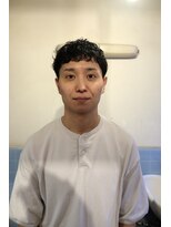 ノフ(knof)&nbsp;メンズマッシュショート × ニュアンスパーマ ピンパーマ