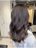 透明感カラー/レイヤーカット/トリートメント