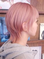 ブロック ジャポン(bloc japon)&nbsp;ベイビーピンク ハイトーン レイヤーショート ウルフボブ/久保田