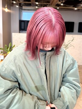 ディッセンバー 神宮前(December) 暖色カラー/ピンクカラー/ケアブリーチ/渋谷