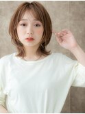 伸ばしかけシャギーウルフハッシュカットTd2川口20代30代40代