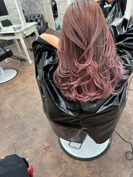 リファイン バイ アフィナー 本厚木店(Refine by Afinar) ブリーチハイライト髪質改善ダブルカラーレイヤーカット/本厚木