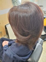 ローレル(Laurel)&nbsp;ミディアムレイヤ－/ノンジアミンおしゃれ染め/40代/城南区/別府