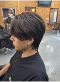 カットのみで作るフェザーショート