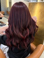 クイーンズゲート RITZ店(Queens's gate)&nbsp;ボルドーカラー羽エクステ(長さだし)
