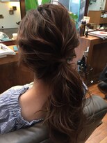 ヘアールーム グリン(Hair room GRin)&nbsp;ＧＲｉｎ×ルーズポニー