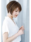 襟足すっきりな大人ショート