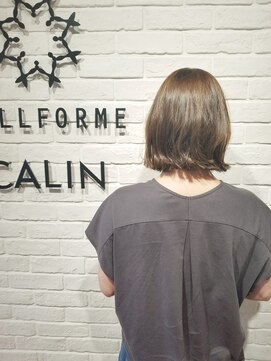 ヘア スパ ビューティー エールフォルム(HAIR SPA BEAUTY YELLFORME) 切りっぱなしボブ