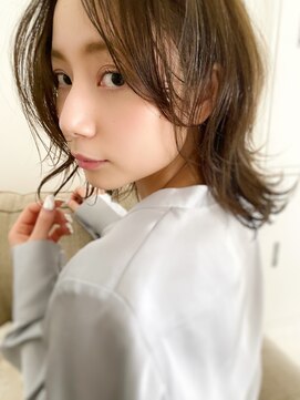 チョビー 銀座(chobii) 桜井　デジタルパーマ  イルミナカラー グレージュカラー