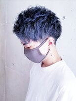 パープル(purple) メンズブルーアッシュ
