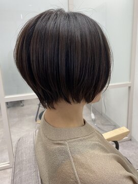 フレーム ヘア ルーム 天王寺駅前店(FRAME hair room) 【FRAME天王寺駅前/全席個室サロン】前髪なしショートボブ♪