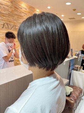 エアー 銀座(air) ★岡田有加★20代30代/透明感ハイライト×まるみショート